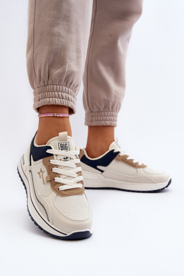 Sneakersy Damskie Big Star NN274A092 Beżowe