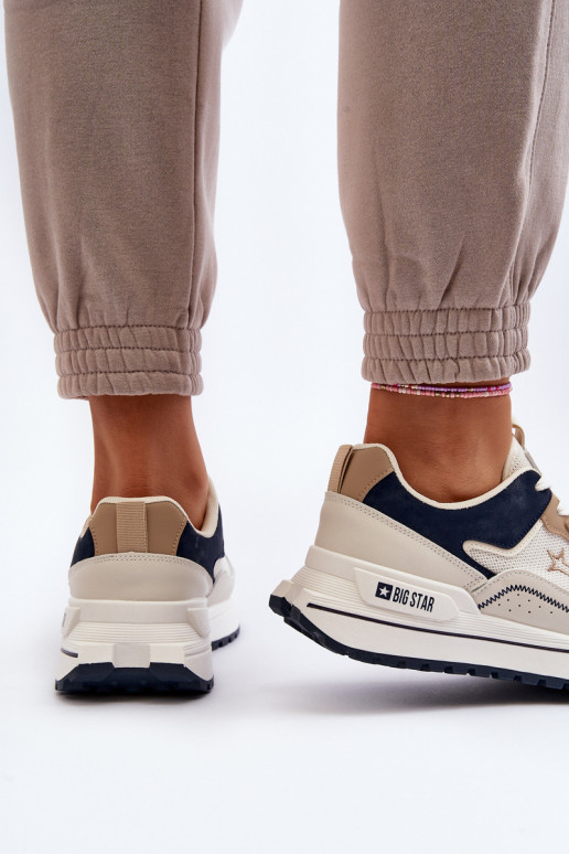 Sneakersy Damskie Big Star NN274A092 Beżowe