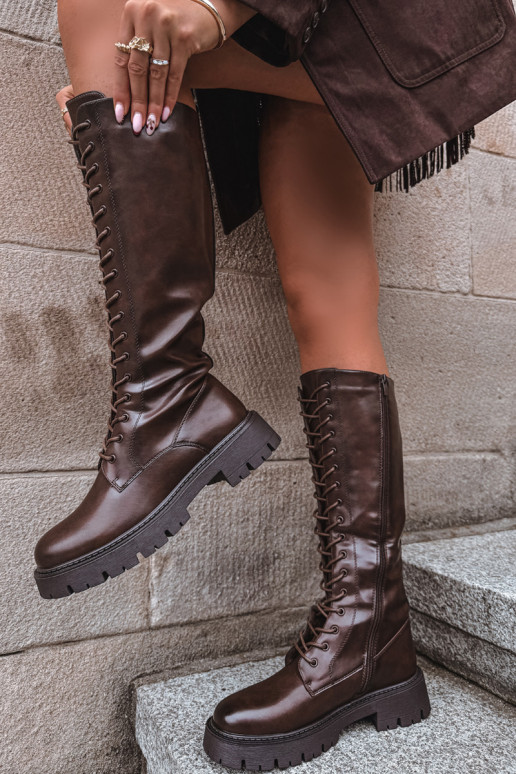 Insulated Lace-Up Boots for Women Chocolate Meliora Insulated Lace-Up Boots for Women Chocolate Meliora