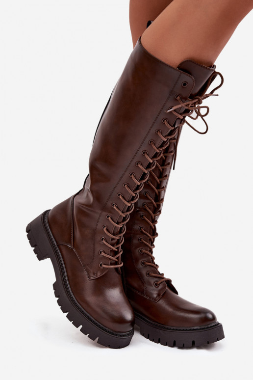 Insulated Lace-Up Boots for Women Chocolate Meliora Insulated Lace-Up Boots for Women Chocolate Meliora