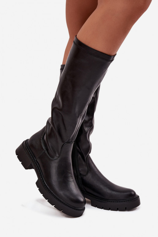 Women's Boots from Eco Leather Black Oceana Women's Boots from Eco Leather Black Oceana