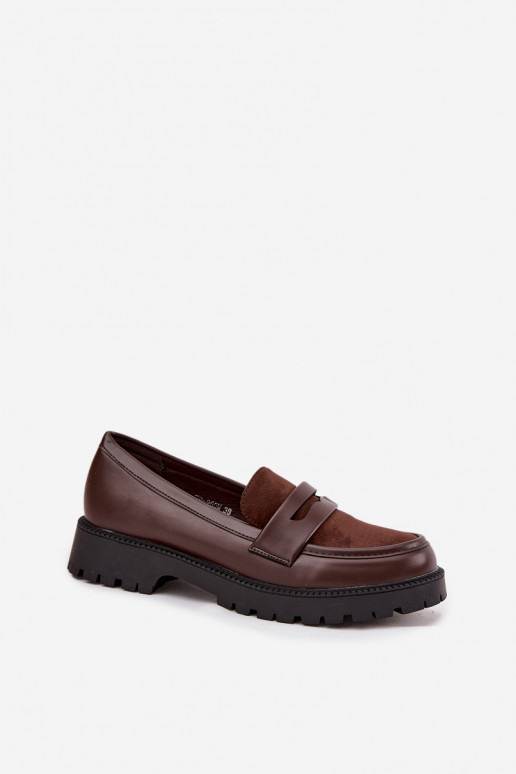 Women's Loafers Made of Eco Leather Chocolate Cailen Women's Loafers Made of Eco Leather Chocolate Cailen