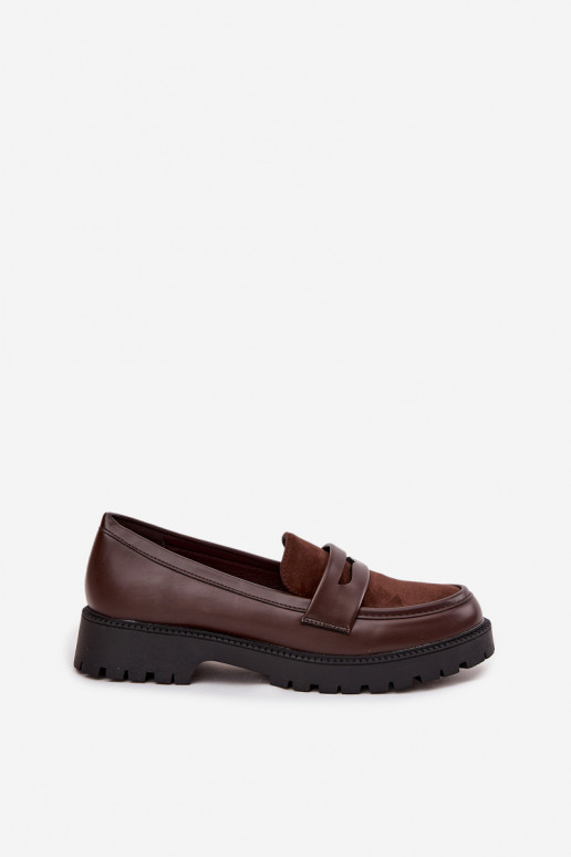 Women's Loafers Made of Eco Leather Chocolate Cailen Women's Loafers Made of Eco Leather Chocolate Cailen