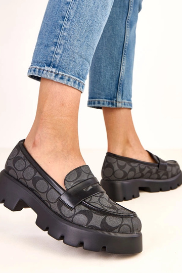 Czarne mokasyny w... 2