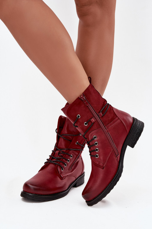 Women's Work Boots Bordeaux Perfecto Women's Work Boots Bordeaux Perfecto