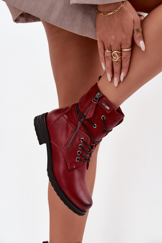 Women's Work Boots Bordeaux Perfecto Women's Work Boots Bordeaux Perfecto