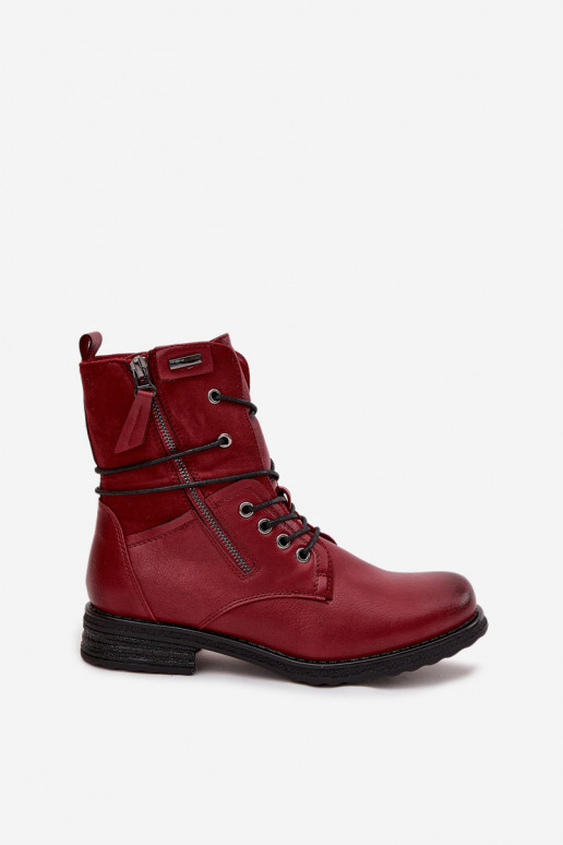 Women's Work Boots Bordeaux Perfecto Women's Work Boots Bordeaux Perfecto