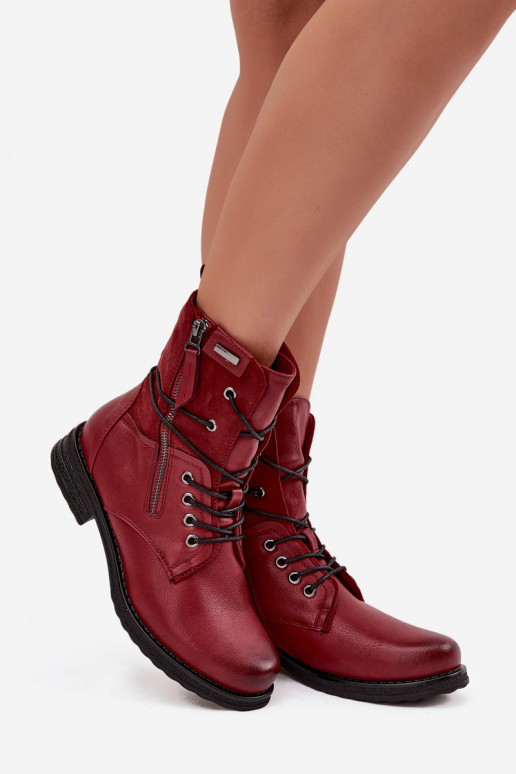 Women's Work Boots Bordeaux Perfecto Women's Work Boots Bordeaux Perfecto