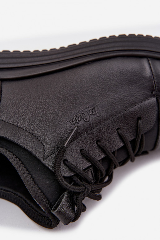 Skórzane Półbuty Męskie Lee Cooper LCJ-26-33-3964 Czarne