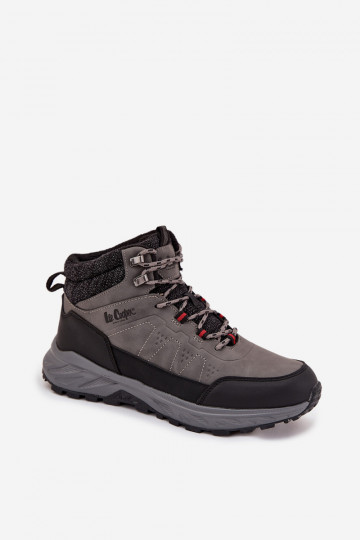 Men's hiking shoes with insulation Lee Cooper LCJ-25-01-3722M Gray