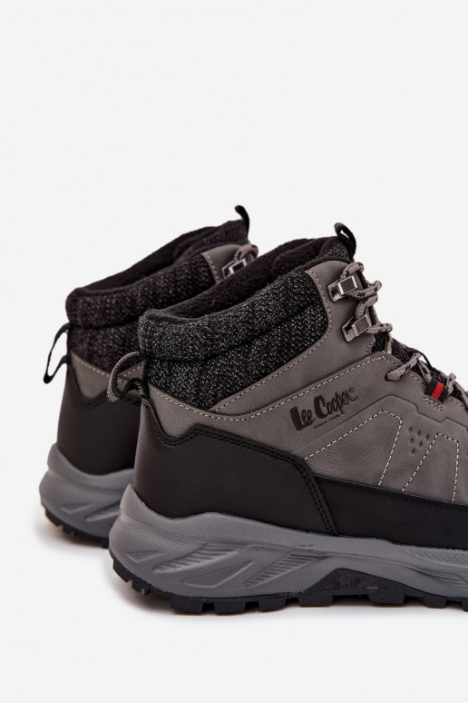 Men's hiking shoes with insulation Lee Cooper LCJ-25-01-3722M Gray Men's hiking shoes with insulation Lee Cooper LCJ-25-01-3722M Gray