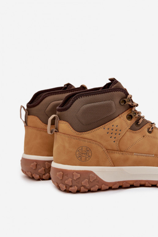 Buty Zimowe Męskie Trapery Ocieplane Lee Cooper LCJ-25-01-3726 Camel