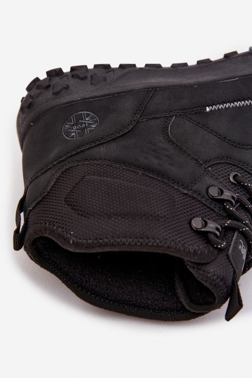 Buty Zimowe Męskie Trapery Ocieplane Lee Cooper LCJ-25-01-3725 Czarne