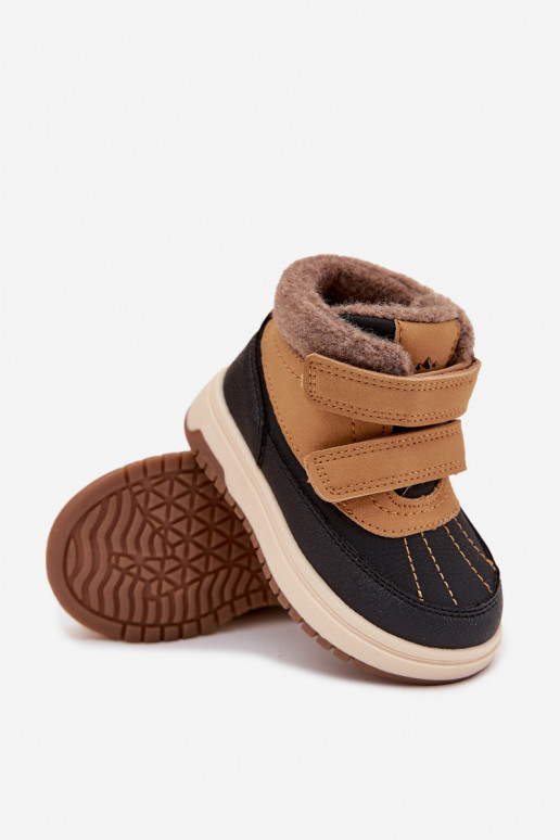 Buty Zimowe Dziecięce Śniegowce Na Rzep Camel Darlene Buty Zimowe Dziecięce Śniegowce Na Rzep Camel Darlene