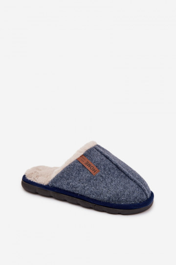 Men's Classic Blue Slippers Makis