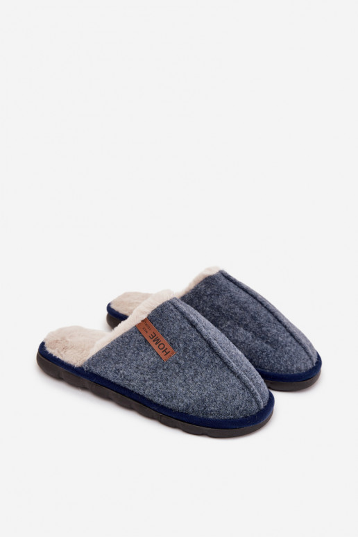 Men's Classic Blue Slippers Makis Men's Classic Blue Slippers Makis