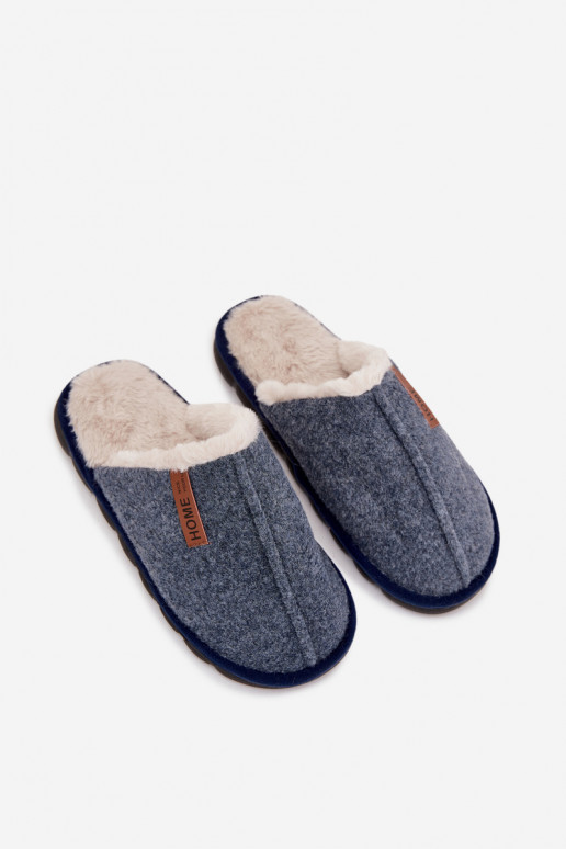Men's Classic Blue Slippers Makis Men's Classic Blue Slippers Makis
