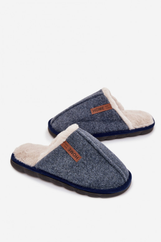 Men's Classic Blue Slippers Makis Men's Classic Blue Slippers Makis