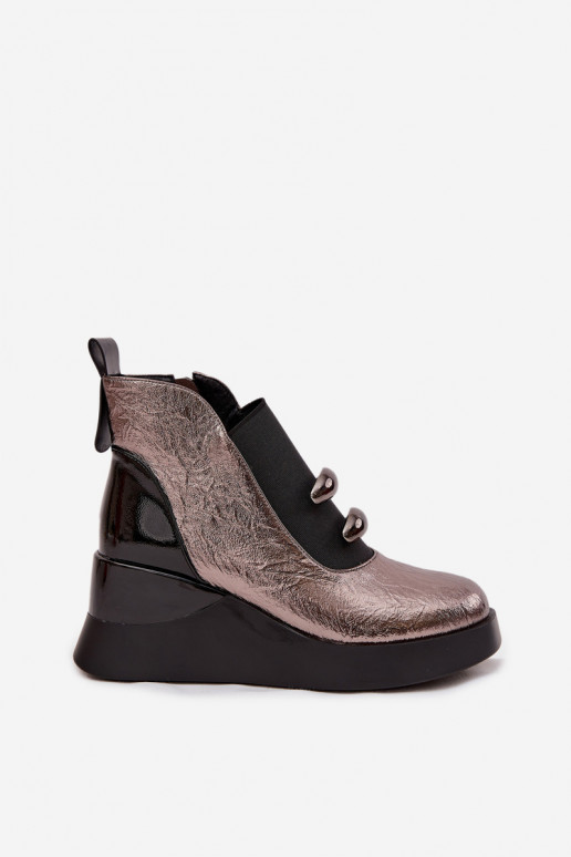 Women's Platform Boots D&A MR52-106 Metallic Women's Platform Boots D&A MR52-106 Metallic