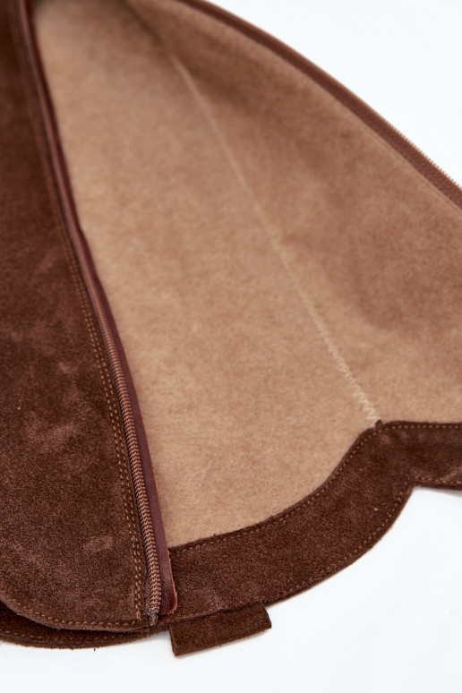 Leather Suede Cowboy Boots Insulated Zazoo 4224 Chocolate Leather Suede Cowboy Boots Insulated Zazoo 4224 Chocolate