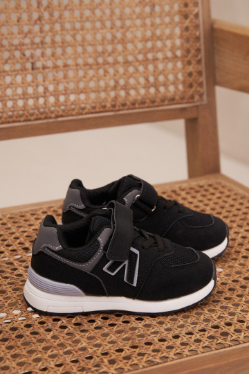 Sports Shoes Sneakers Children's Velcro Black Galisse