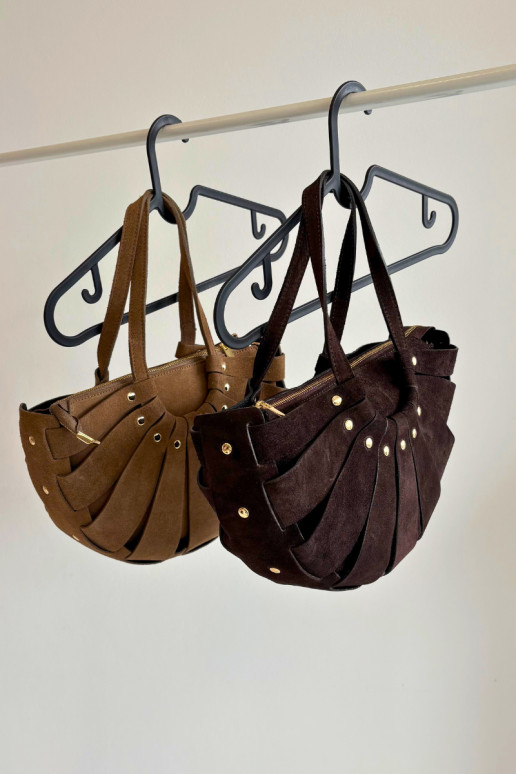 Bag Made of Natural Suede Beige Tialine Bag Made of Natural Suede Beige Tialine