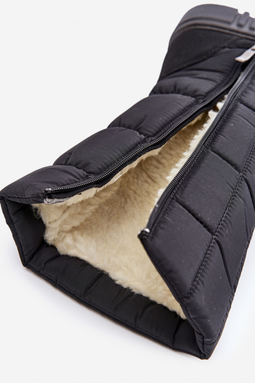 Śniegowce Damskie Na Zamek Progress PROGJ-24-144 Czarne