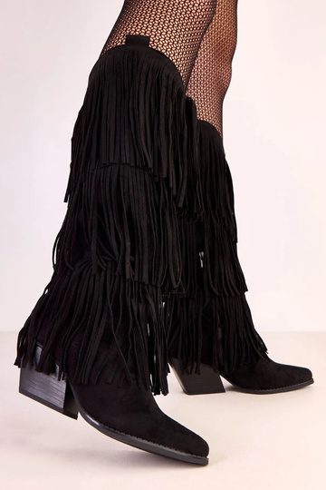 Czarne kowbojki z... 2