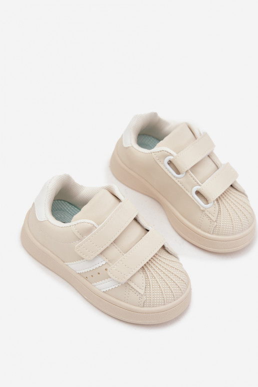 Kids Sports Shoes Sneakers From Eco Leather Beige Renel Kids Sports Shoes Sneakers From Eco Leather Beige Renel