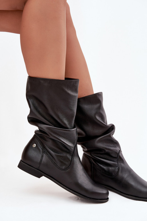 Women's Leather Boots Maciejka 05057-20 Black Women's Leather Boots Maciejka 05057-20 Black