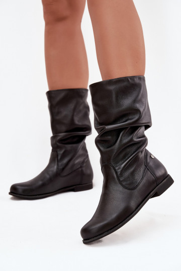 Women's Leather Boots Maciejka 05057-20 Black 2