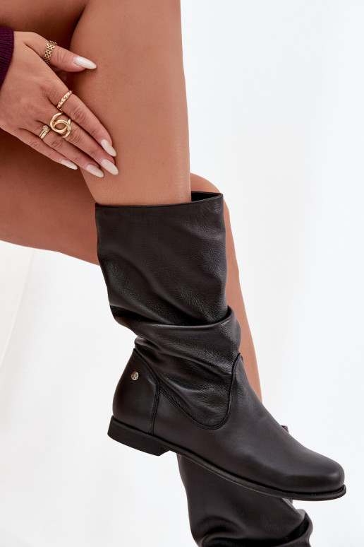 Women's Leather Boots Maciejka 05057-20 Black Women's Leather Boots Maciejka 05057-20 Black