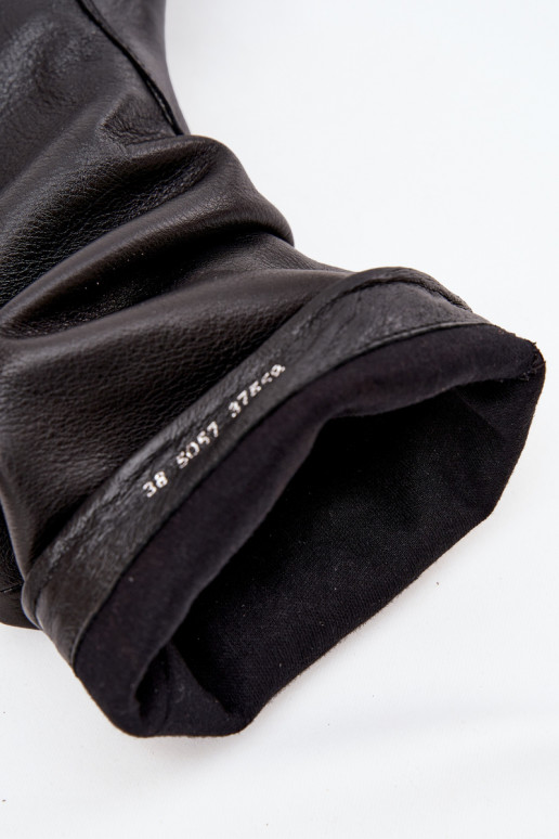 Damskie Skórzane Kozaki Maciejka 05057-20 Czarne