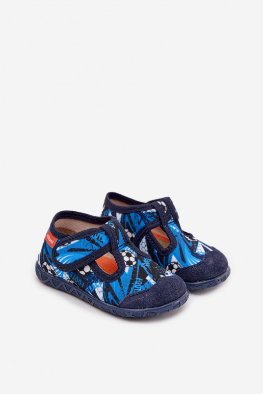 Kids slippers Milami with Velcro balls navy Jasimrra Kids slippers Milami with Velcro balls navy Jasimrra
