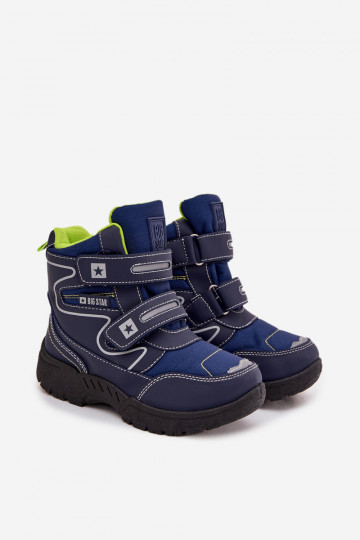 Insulated Children's Snow Boots Trappers Big Star OO374048 Navy Blue