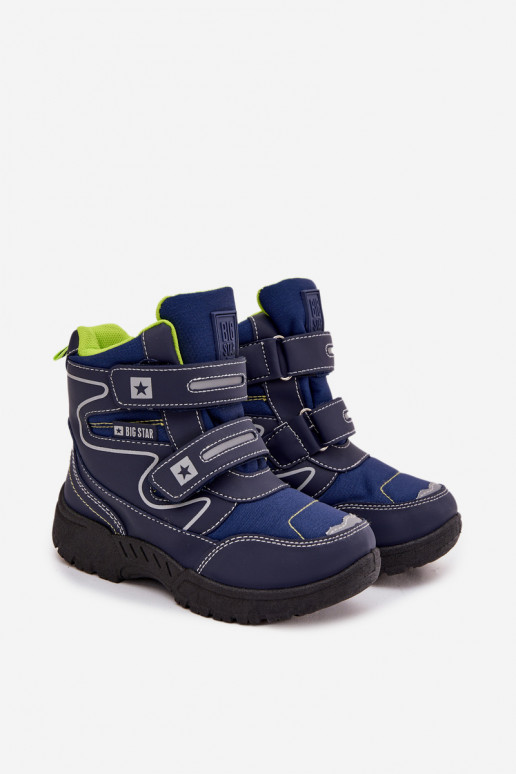 Insulated Children's Snow Boots Trappers Big Star OO374048 Navy Blue
