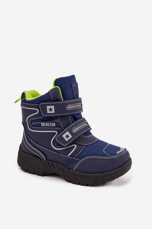 Insulated Children's Snow Boots Trappers Big Star OO374048 Navy Blue