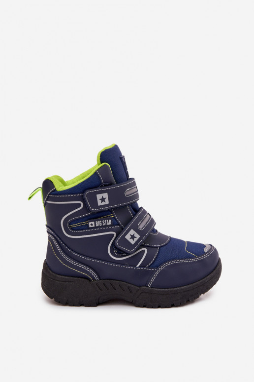 Insulated Children's Snow Boots Trappers Big Star OO374048 Navy Blue