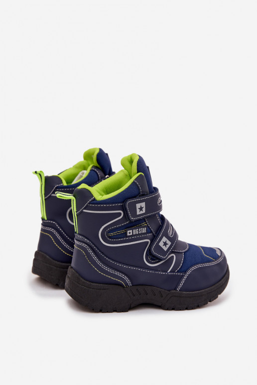 Insulated Children's Snow Boots Trappers Big Star OO374048 Navy Blue