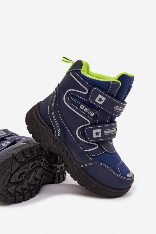 Insulated Children's Snow Boots Trappers Big Star OO374048 Navy Blue