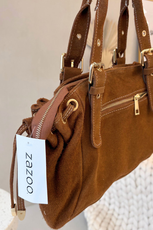 Leather Suede Bag Camel Ovelia Leather Suede Bag Camel Ovelia