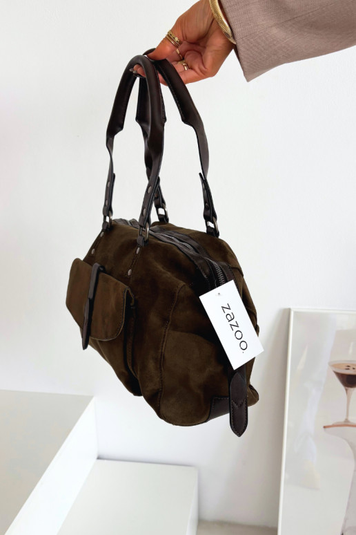 Bag of eco suede Khaki Gressa Bag of eco suede Khaki Gressa