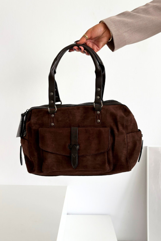 Bag From Eco Suede Chocolate Gressa Bag From Eco Suede Chocolate Gressa