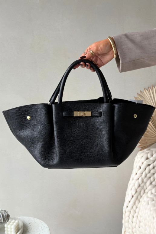 Leather Bag Black Fiorenza Leather Bag Black Fiorenza