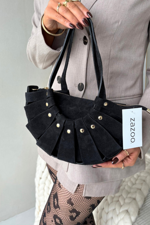 Bag Made of Natural Suede Black Marivane Bag Made of Natural Suede Black Marivane