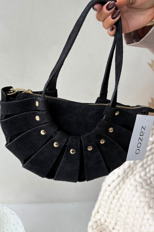 Bag Made of Natural Suede Black Marivane Bag Made of Natural Suede Black Marivane