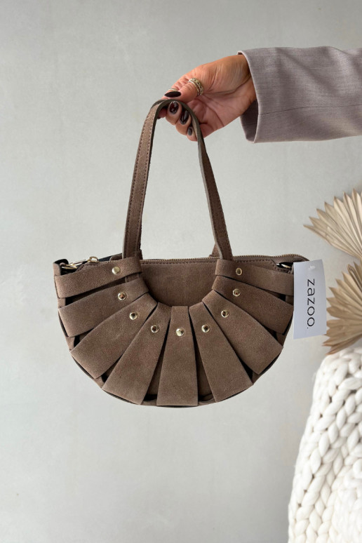 Beige Natural Suede Bag Marivane Beige Natural Suede Bag Marivane