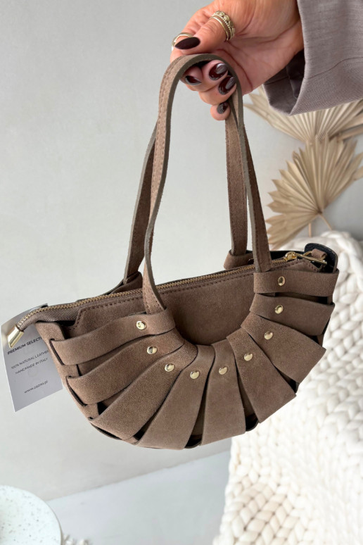 Beige Natural Suede Bag Marivane Beige Natural Suede Bag Marivane