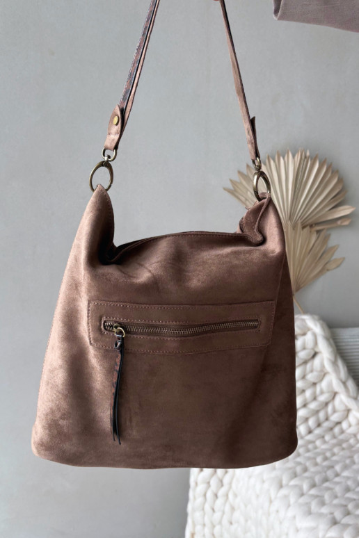 Bag Made of Eco Suede Beige Deliane Bag Made of Eco Suede Beige Deliane