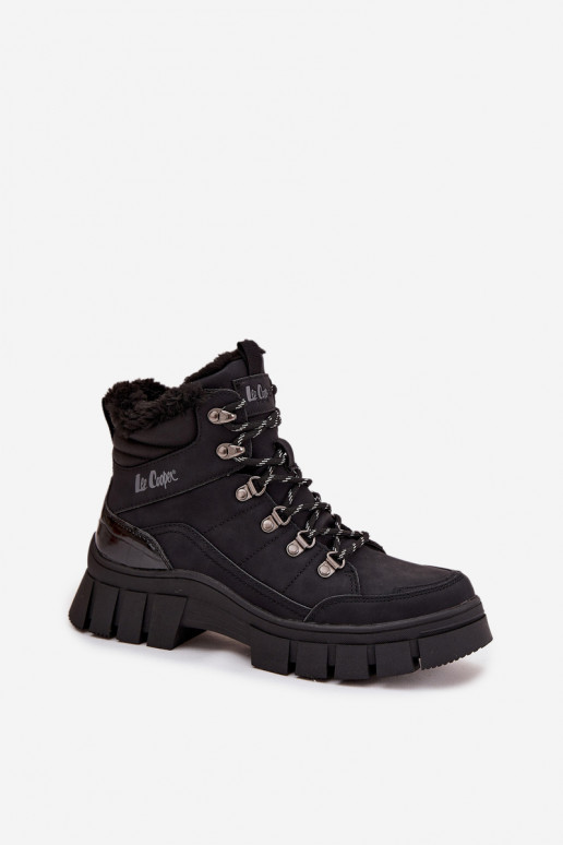 Insulated Women's Trapper Boots Lee Cooper LCJ-25-31-3911 Black Insulated Women's Trapper Boots Lee Cooper LCJ-25-31-3911 Black